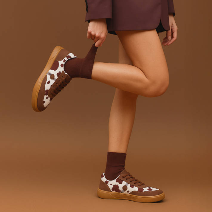 Brown sneaker