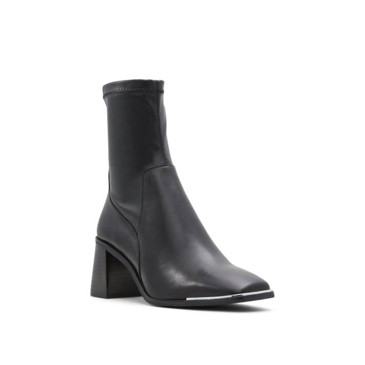 Μαύρο δερμάτινο chunky loafer BIGLANE