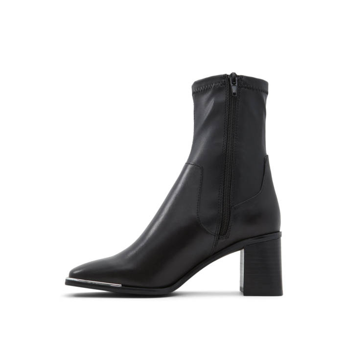 Μαύρο δερμάτινο chunky loafer BIGLANE