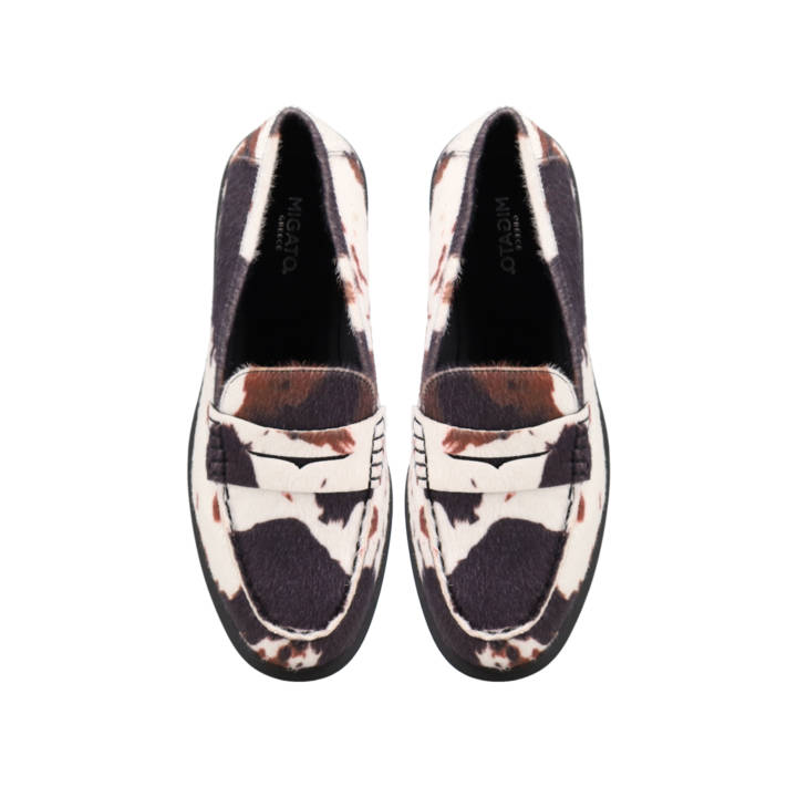 Animal print loafer