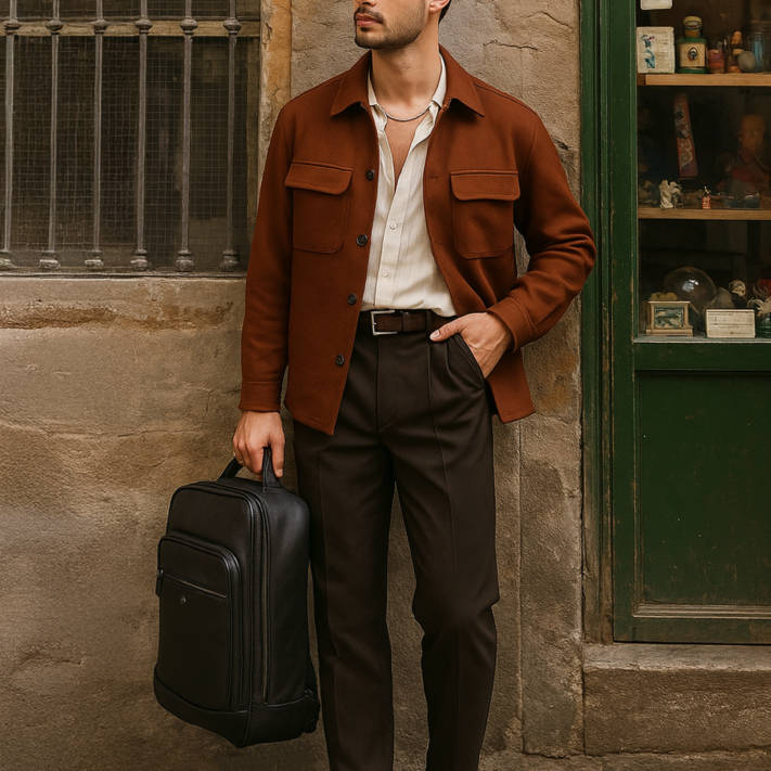 Μαύρο ανδρικό backpack