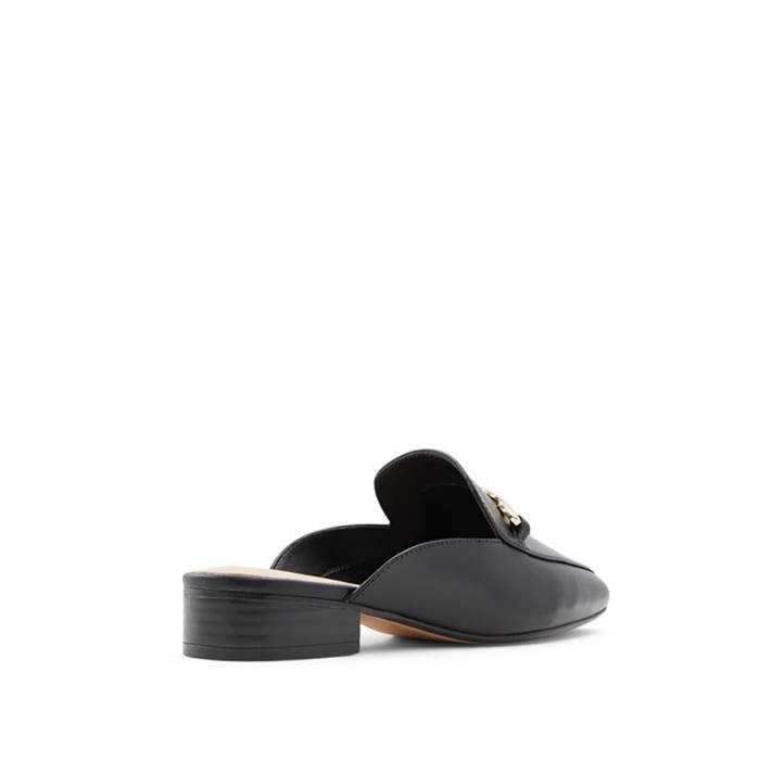 Black leather mule ONIDDA