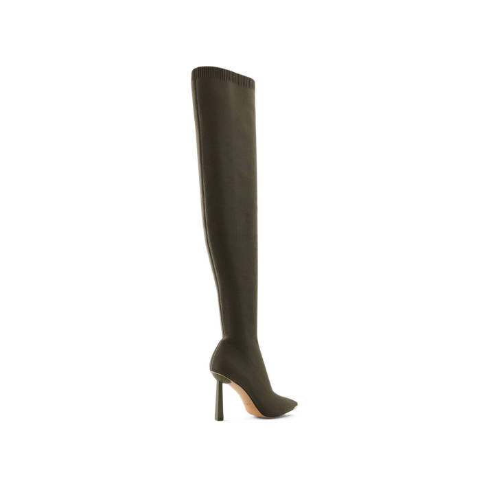 Olive green over the knee boot CRULLA