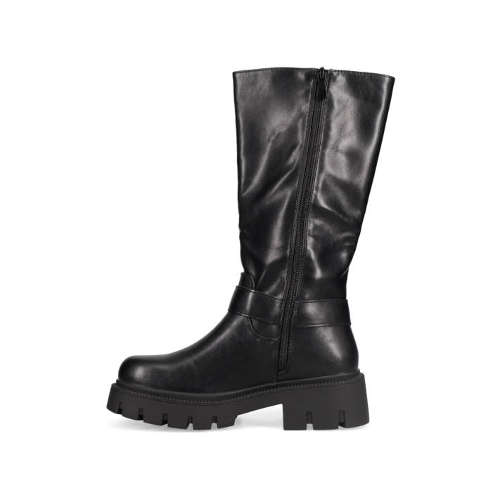 Μαύρη biker μπότα