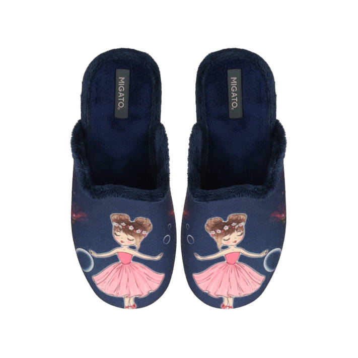 Blue slipper