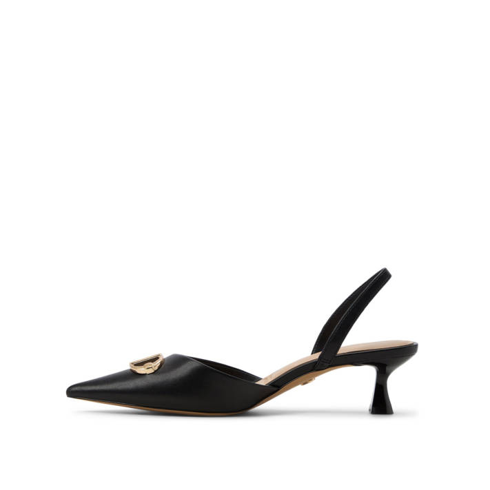 Black slingback pump DELICATE