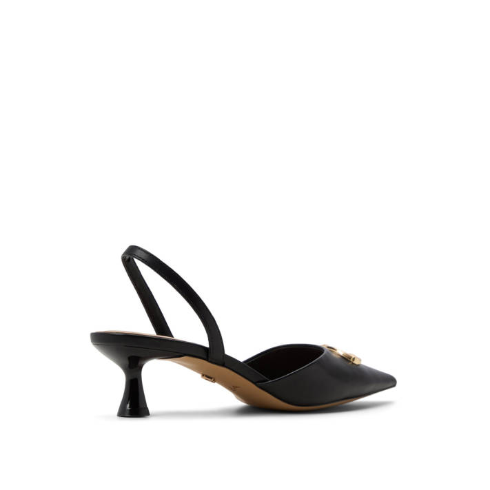 Black slingback pump DELICATE