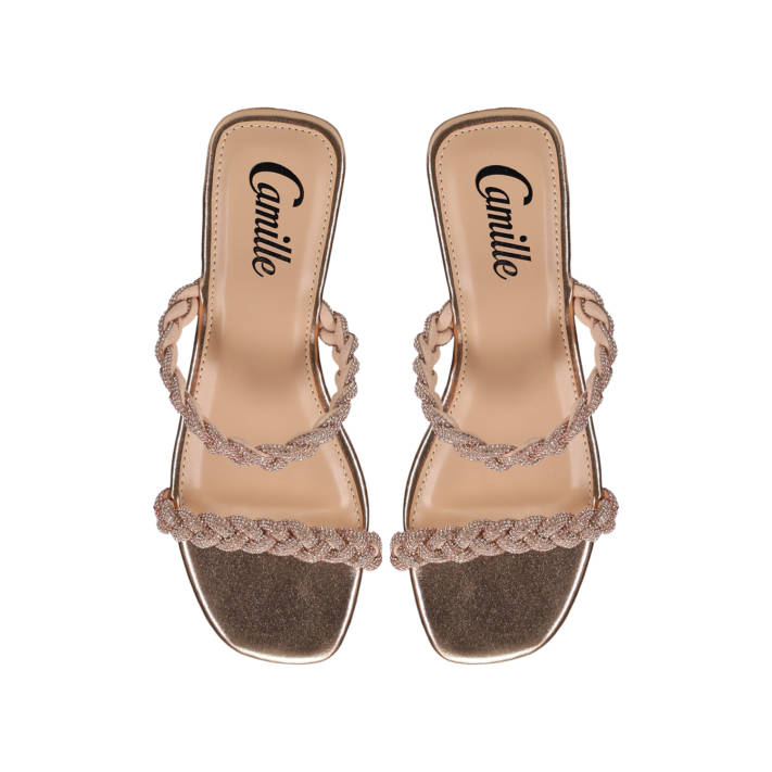 Rose gold sandal