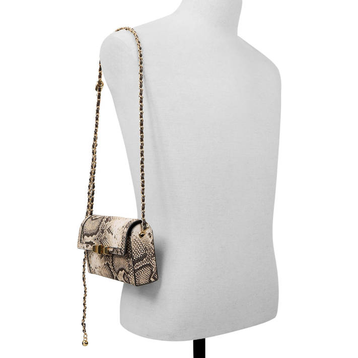 Snakeskin τσάντα ώμου ZOEMINI