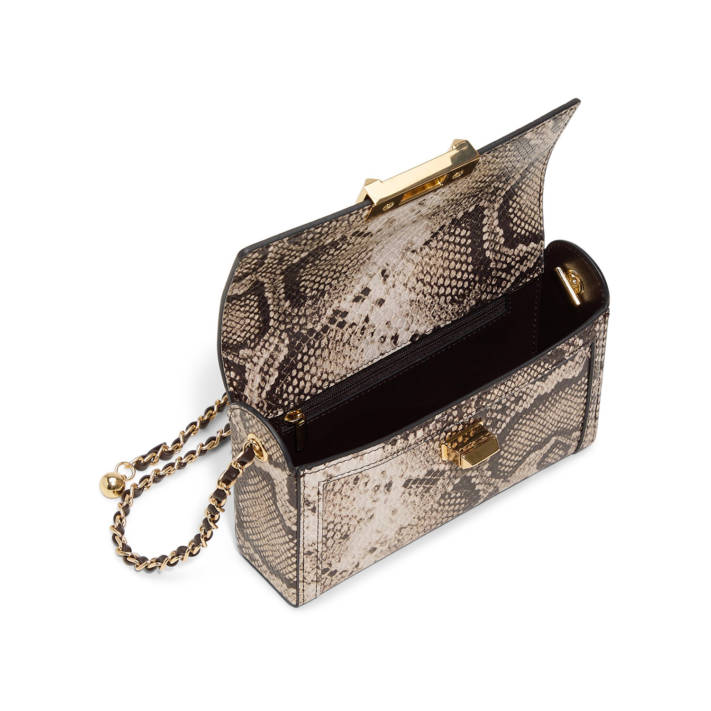 Snakeskin τσάντα ώμου ZOEMINI