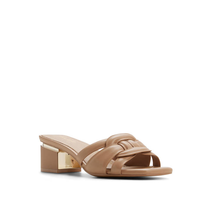 Tan mule sandal NAJLA
