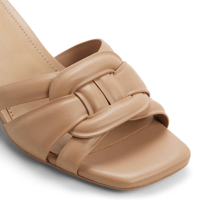 Tan mule sandal NAJLA