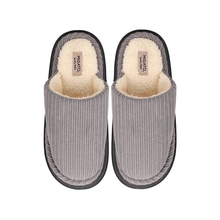 Mens grey slipper