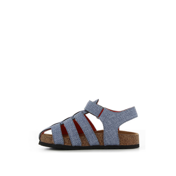 Μπλε denim παιδικό πέδιλο