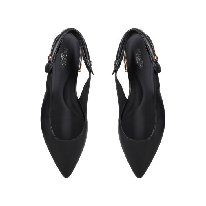 Black slingback ballet flat