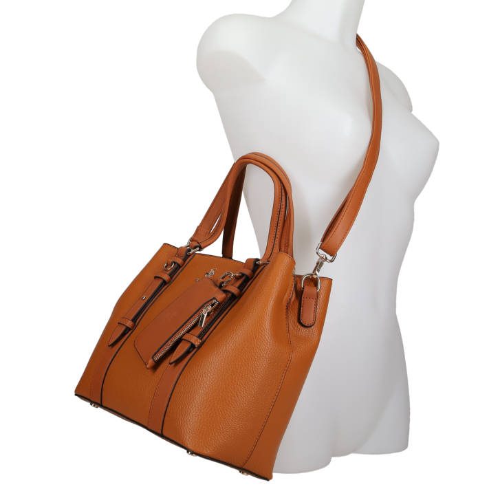 Tan shoulder bag