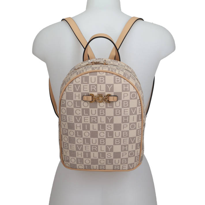 Beige backpack