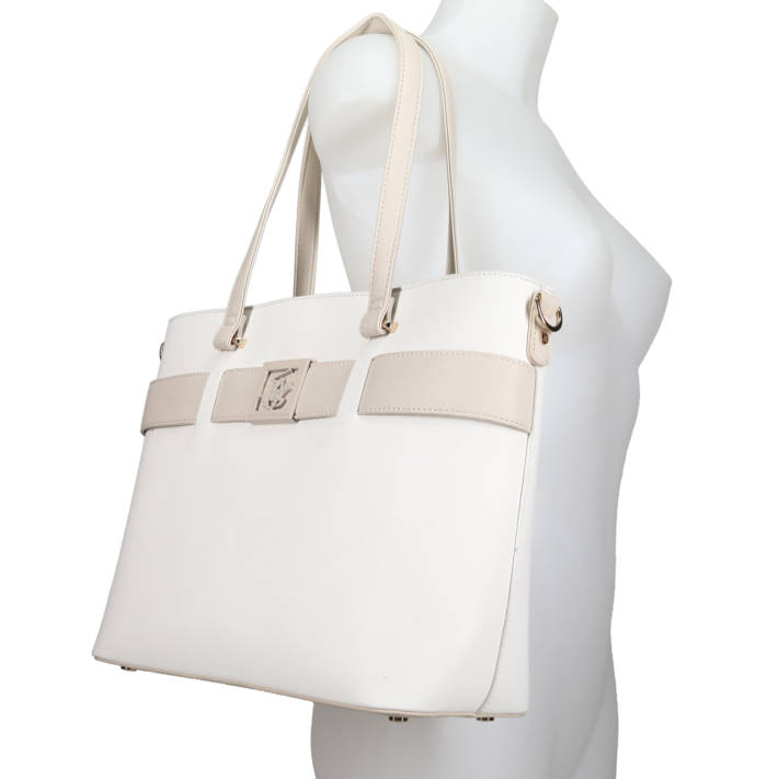 Ecru shoulder bag