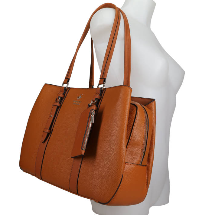 Tan shoulder bag