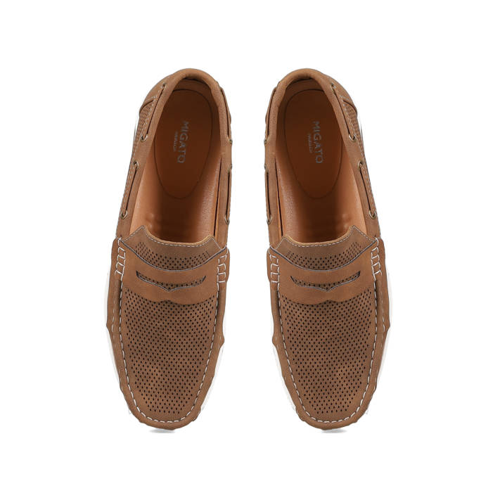 Καφέ ανδρικό loafer