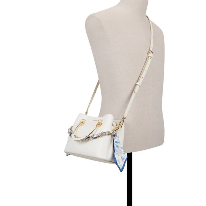White handbag CALANTHE
