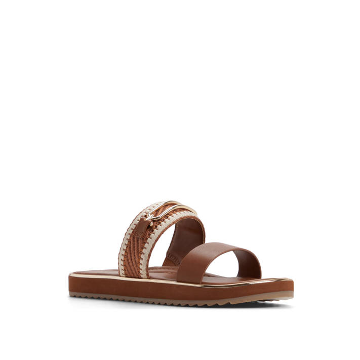 Καφέ footbed σανδάλι LAGOON