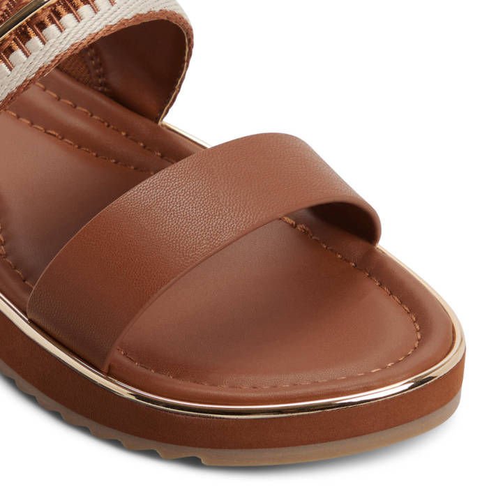 Καφέ footbed σανδάλι LAGOON