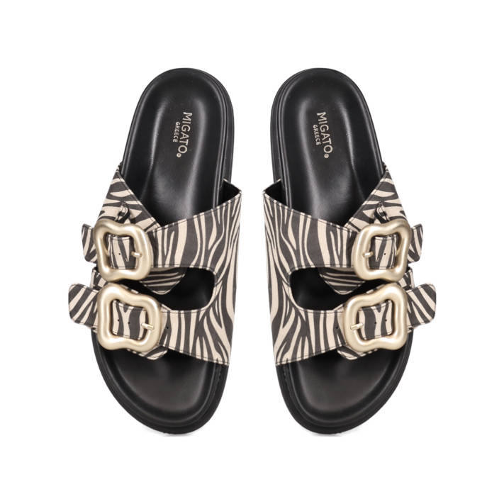 Ζεβρέ footbed σανδάλι