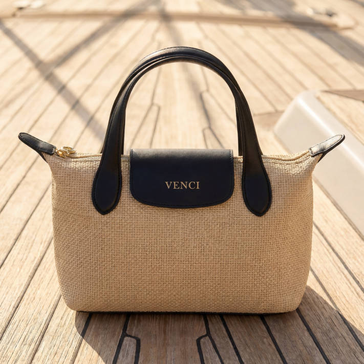 Beige handbag