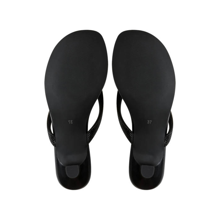 Μαύρο mule σανδάλι