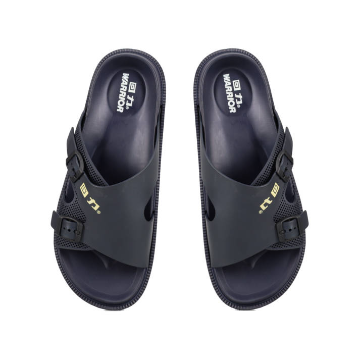 Μπλε ανδρική footbed σαγιονάρα