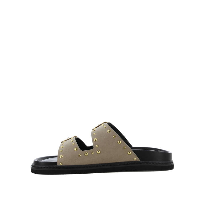 Μαύρο footbed σανδάλι