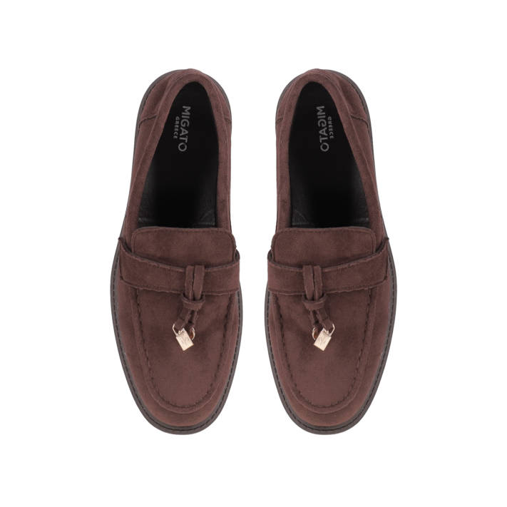 Καφέ loafer