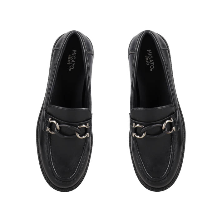 Black loafer