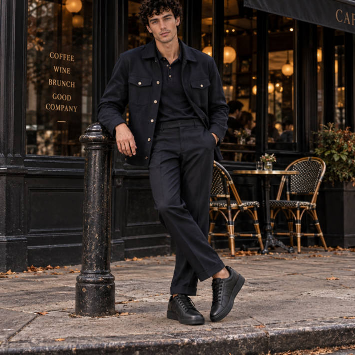 Mens black sneaker