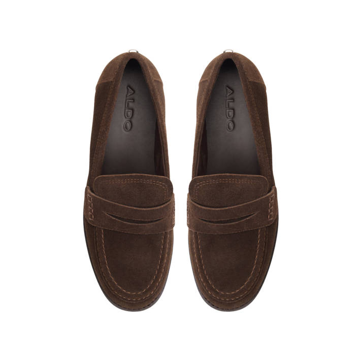 Καφέ loafer καστόρι GENOA
