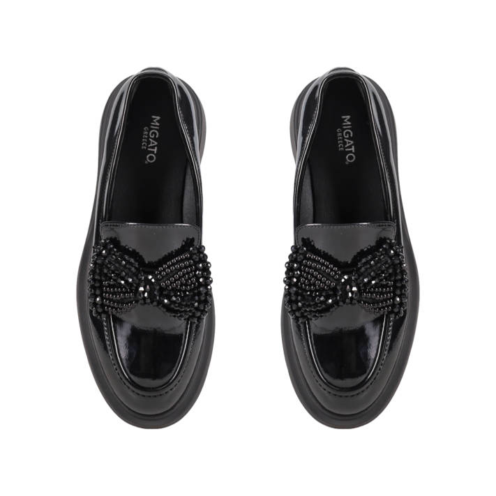 Μαύρο loafer λουστρίνι