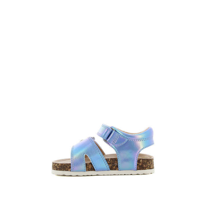 Μπλε παιδικό footbed σανδάλι