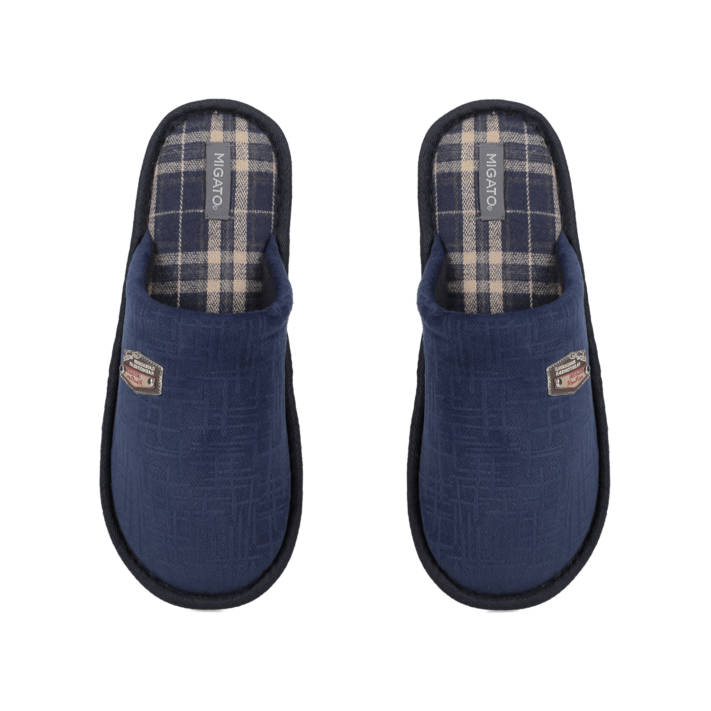 Mens blue slipper
