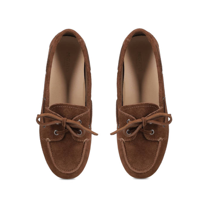 Καφέ δερμάτινο loafer