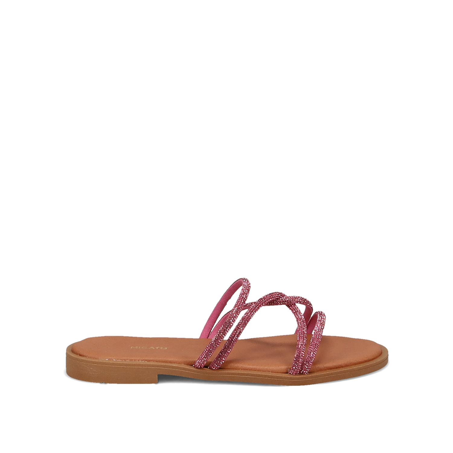 Σανδάλι με φούξια στρας