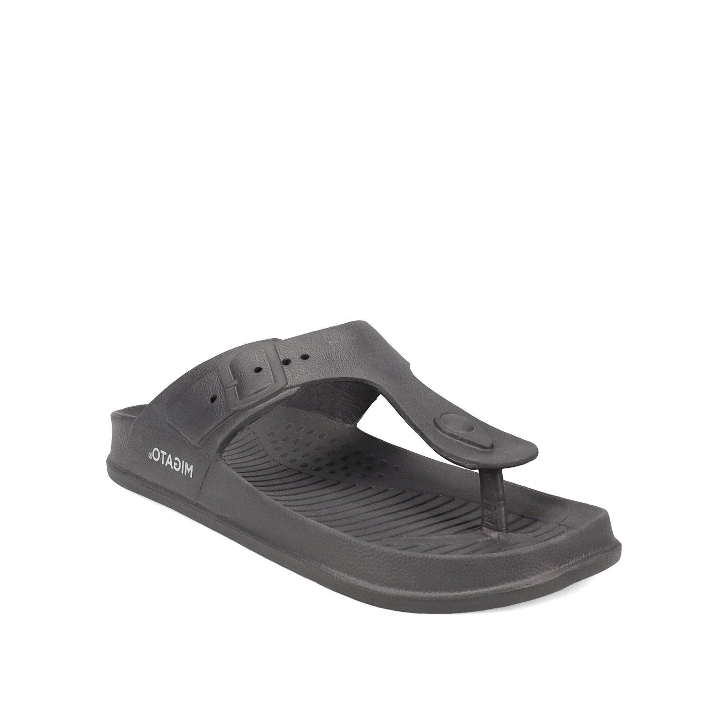 Γκρι ανδρική σαγιονάρα footbed φωτογραφία