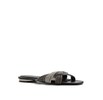 Black flat sandal NAIRA