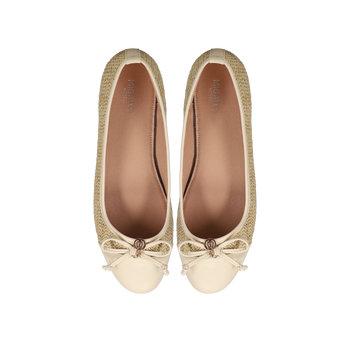 Beige ballet flat