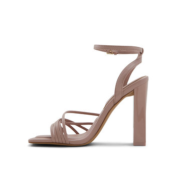 Beige high heel sandal ESTELA