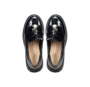 Black loafer