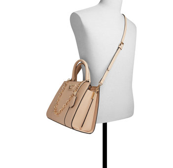 Beige handbag MEERYLE