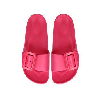 Φούξια γυναικεία σαγιονάρα footbed