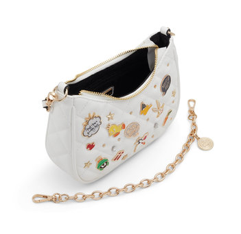 Λευκή τσάντα ώμου LTPINSBAG