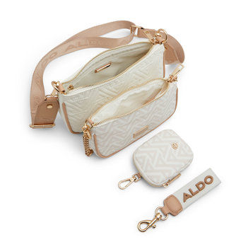 Beige shoulder bag ACERAR
